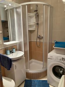 Koupelna v ubytování Apartment Kata