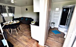 Posezení v ubytování Csoda Apartman