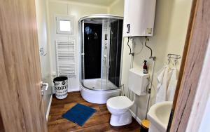 Koupelna v ubytování Csoda Apartman