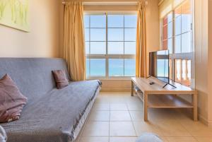 Televízia a/alebo spoločenská miestnosť v ubytovaní Relax, descanso y una experiencia inolvidable