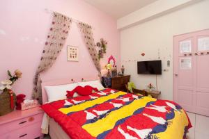 Una cama o camas en una habitación de North B&B
