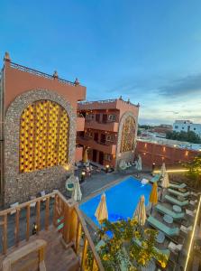 Bazén v ubytování Sunset Luxury Dahab nebo v jeho okolí