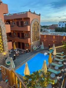 Bazén v ubytování Sunset Luxury Dahab nebo v jeho okolí