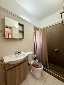 Koupelna v ubytování Serenity home