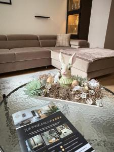 Posezení v ubytování Z8 Prémium Apartman