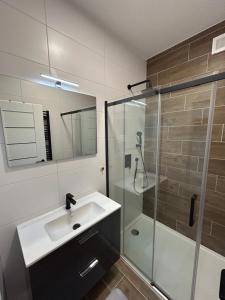 A bathroom at Apartman Hanna
