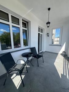 Balkón nebo terasa v ubytování Apartament Ignacy