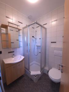 Koupelna v ubytování Guesthouse Purbach
