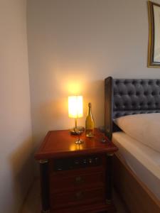 Postel nebo postele na pokoji v ubytování Guesthouse Purbach