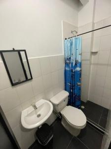 Koupelna v ubytování Hotel MONARCA