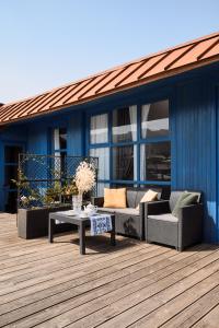 Posezení v ubytování Blue Terrace Hotel