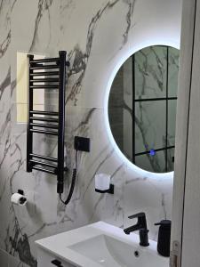Koupelna v ubytování V&L Apartman