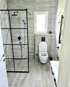 Koupelna v ubytování V&L Apartman