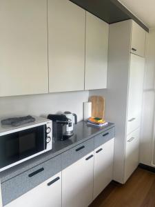 Кухня или мини-кухня в Villa Alexa
