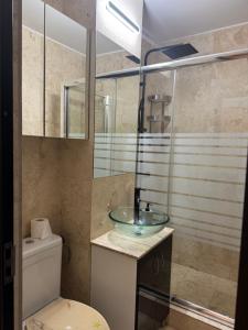 Koupelna v ubytování Beatrice