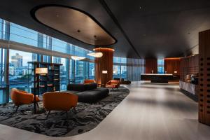 Istumisnurk majutusasutuses Intercity Hotel Futian Bin He Zhongzhou Bay