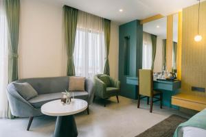 Posezení v ubytování Hotel Aikawa