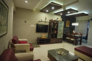 Televisyen dan/atau pusat hiburan di SoulSpace Suites Mohali