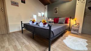 Postel nebo postele na pokoji v ubytování B&B Origa Private Pool