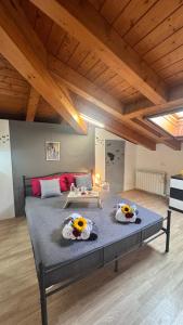 Postel nebo postele na pokoji v ubytování B&B Origa Private Pool