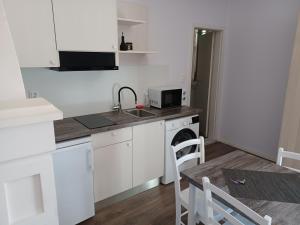 Kuchyň nebo kuchyňský kout v ubytování JR Luxury Guesthouse
