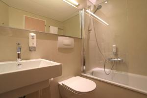 Koupelna v ubytování Hotel Elvezia Ascona