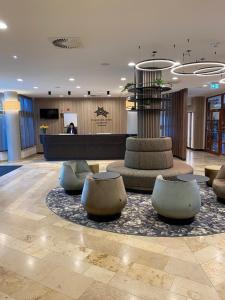 Vstupní hala nebo recepce v ubytování Flair Park Hotel Ilshofen + 37 fotografií