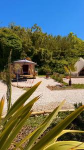 Zahrada ubytování Glamping la Yurta nel verde Luxe glampingtent