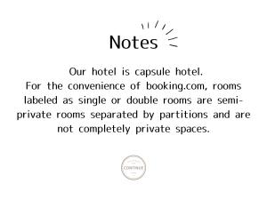Gambar di galeri bagi CAPSULE HOTEL CONTINUE NijojoKita di Kyoto