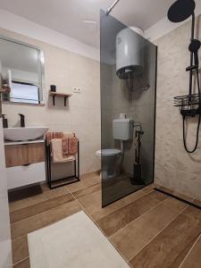 Koupelna v ubytování Apartments Iva