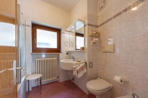 Koupelna v ubytování Hotel Oswald