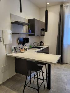 Kuchyň nebo kuchyňský kout v ubytování Borgo di Levante luxury apartments