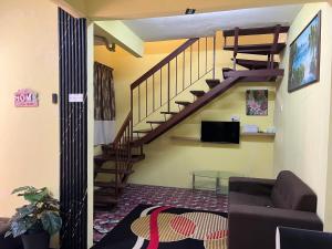 Χώρος καθιστικού στο Bakawali Homestay - Bukit Beruntung for musliim only