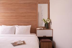Postel nebo postele na pokoji v ubytování Nature Hotel