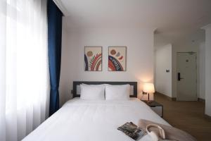 Postel nebo postele na pokoji v ubytování Nature Hotel