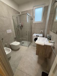 Koupelna v ubytování Appartamento Scilla centro