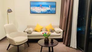 Χώρος καθιστικού στο Gilet's apartment
