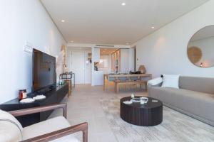 TV a/nebo společenská místnost v ubytování Hermoso apartamento en Palo Alto