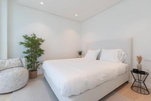 Postel nebo postele na pokoji v ubytování Hermoso apartamento en Palo Alto