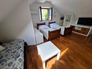 Filip Deluxe Rooms客房内的一张或多张床位
