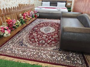 Posezení v ubytování Hotel Royal Mansion Somnath