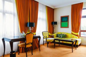 Posezení v ubytování Relais & Châteaux Bülow Palais
