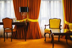 Posezení v ubytování Relais & Châteaux Bülow Palais