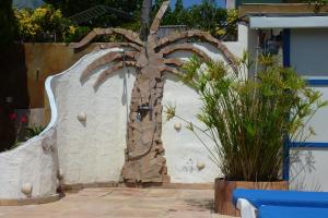 Κήπος έξω από το villa luna