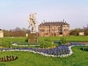 Zahrada ubytování Relais & Châteaux Bülow Palais