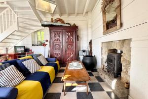 Posezení v ubytování Exceptionnelle maisonnette - Les pieds dans l’eau