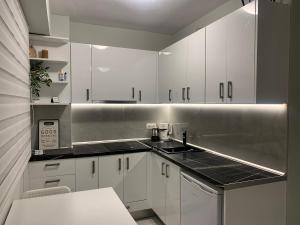Una cocina o cocineta en PLATINUM apartment with pool