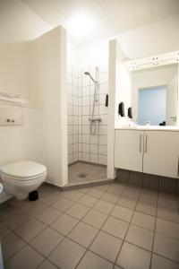 Vannituba majutusasutuses Hotel Korning