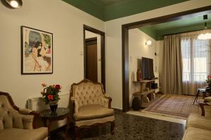 Χώρος καθιστικού στο Gin&Tonic first floor Apartment - Center of Zakynthos Town