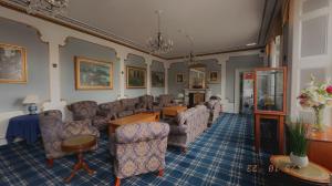 Ein Sitzbereich in der Unterkunft Union Hotel